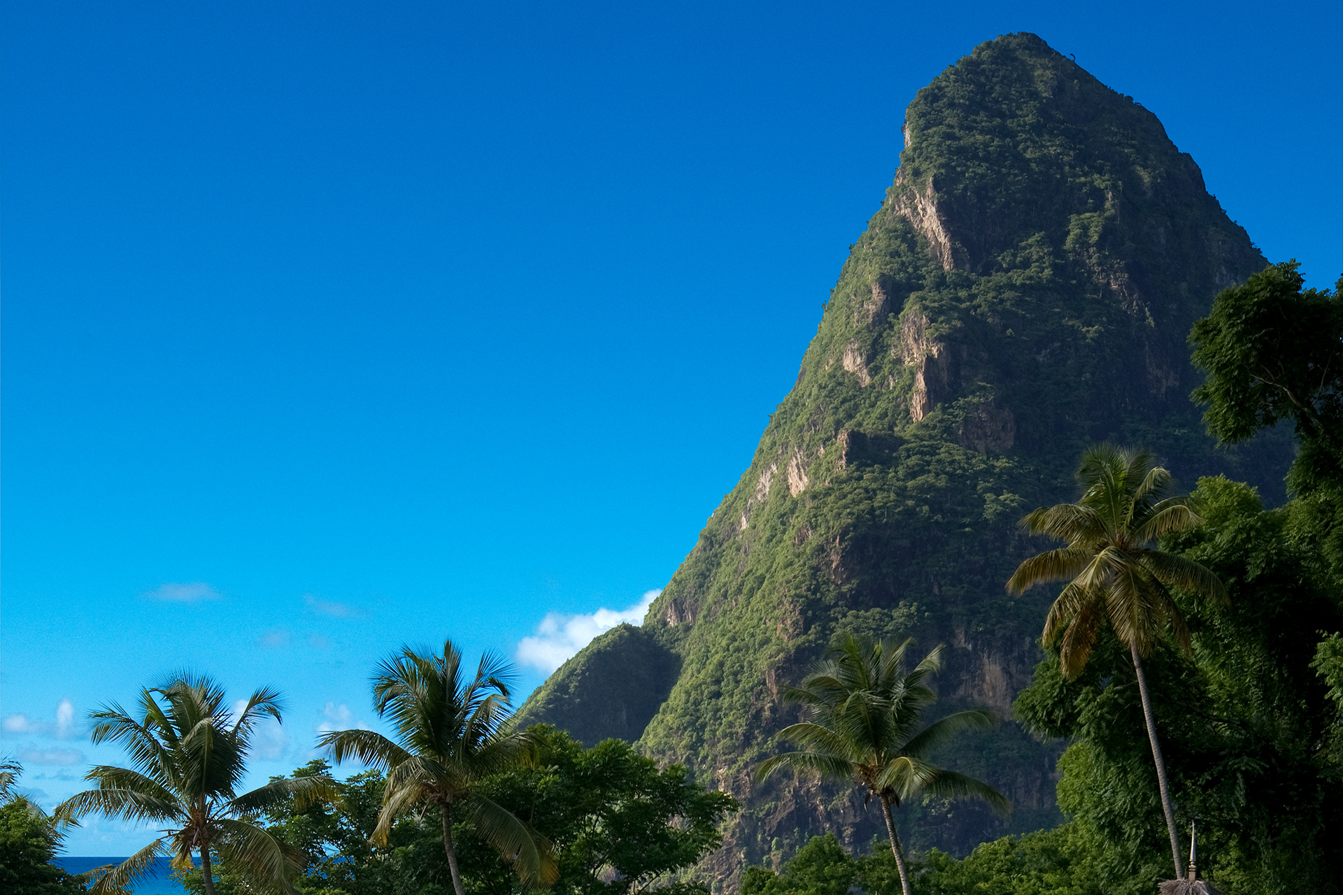 View of Piton from Residence